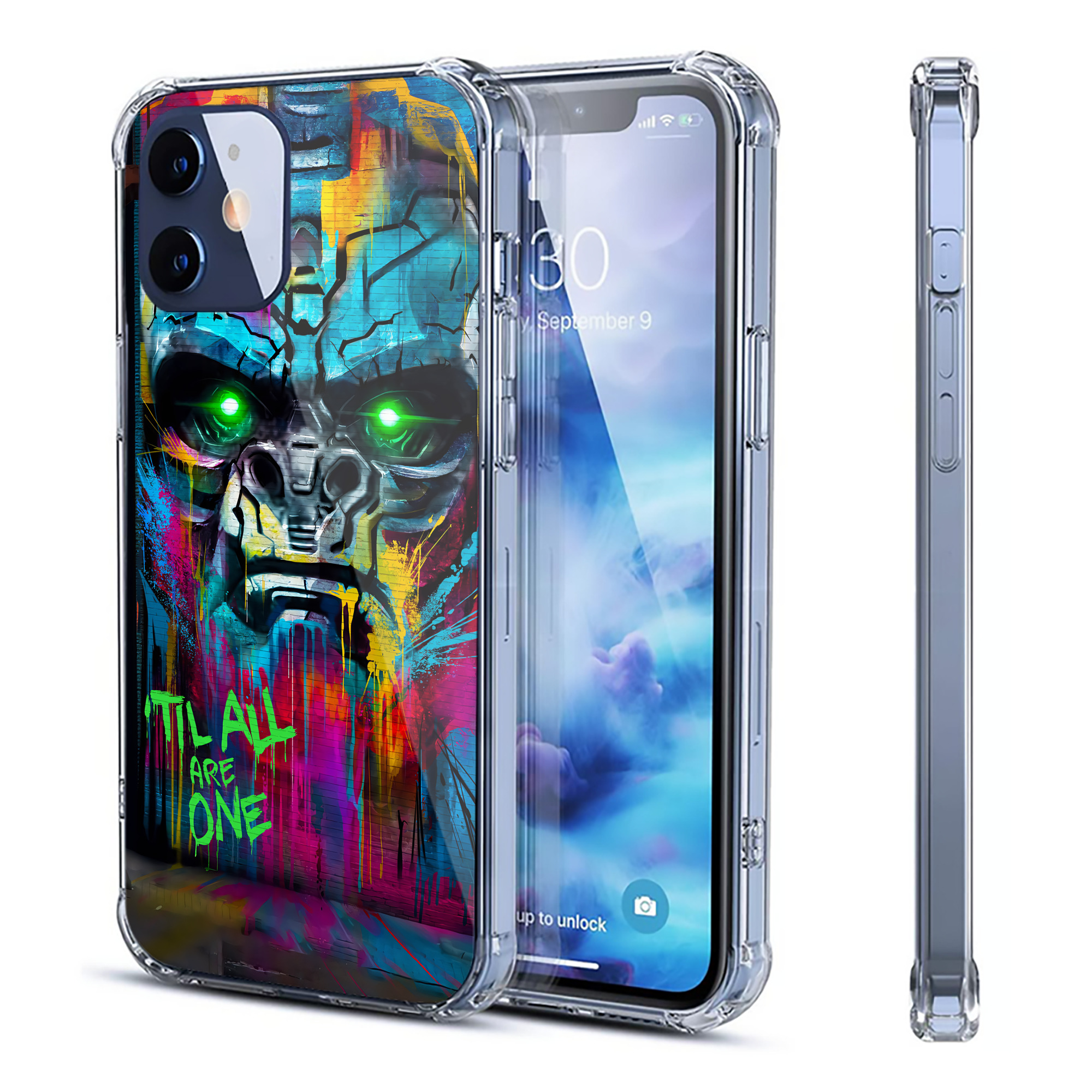 （画像用） Transformers トランスフォーマー 【iPhone 12シリーズ対応】透明スマホケース（クリアソフトケース）